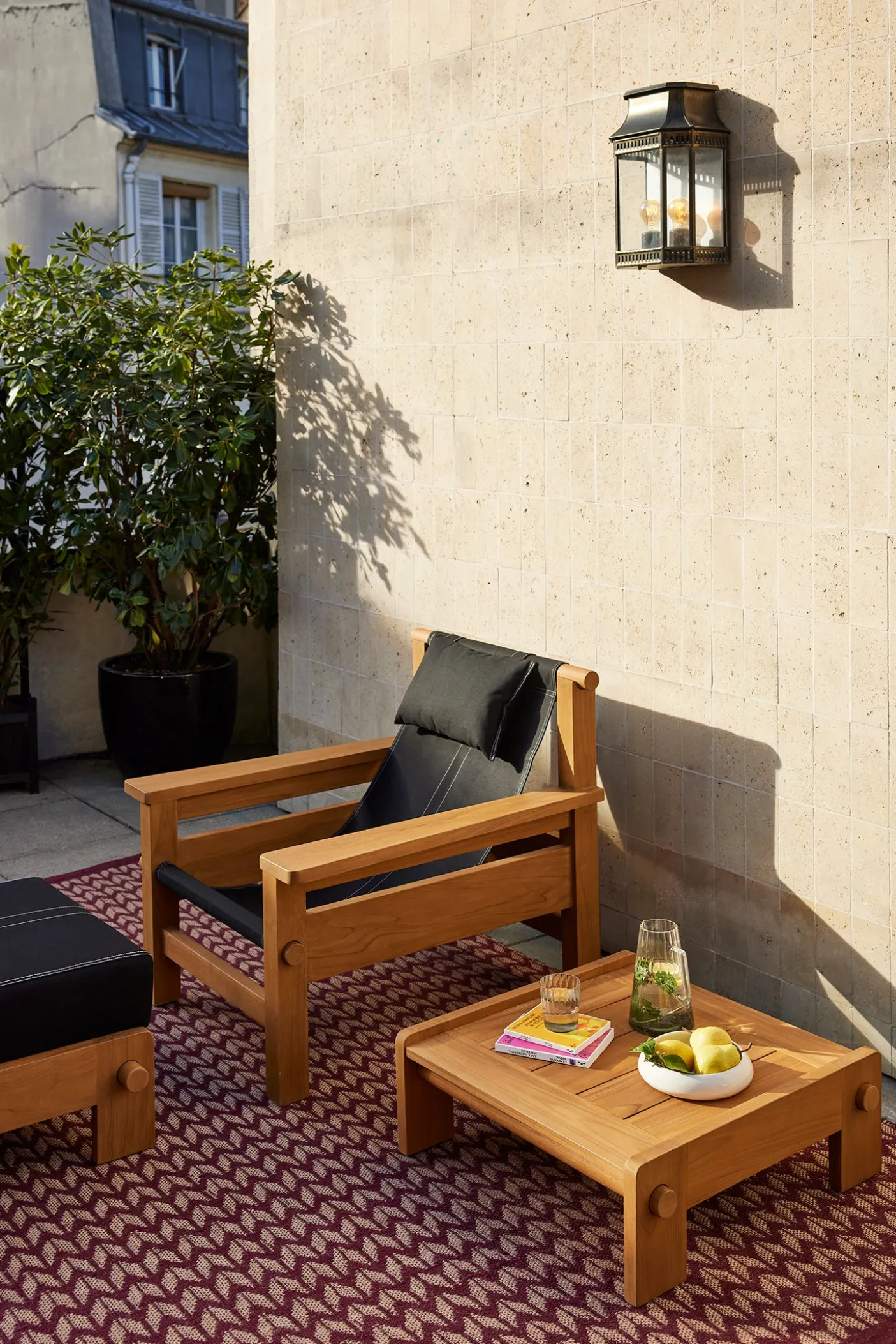 Pouf Graney - Carmin