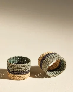 Rond de serviette Globe - Céladon