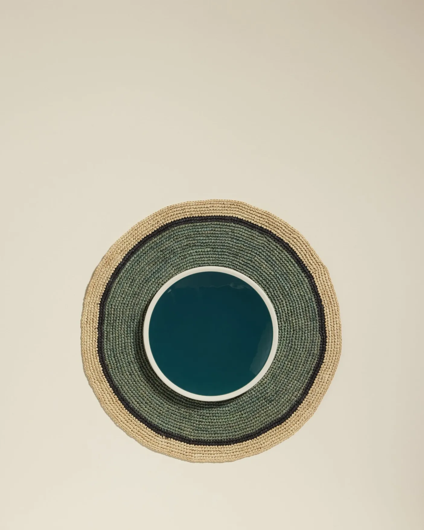 Set de table Globe - Céladon / Naturel