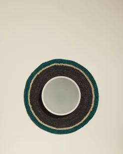 Set de table Globe - Noir / Bleu Sarah