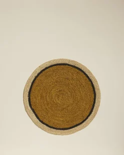 Set de table Globe - Safran / Naturel