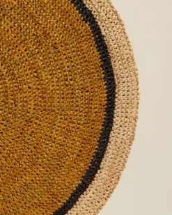 Set de table Globe - Safran / Naturel