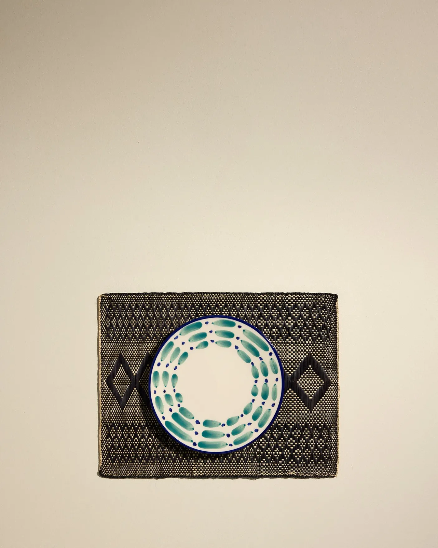 Set de table Iraca - Noir