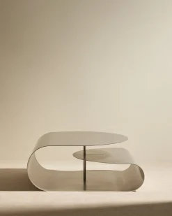 Table basse Gégé - Inox brossé