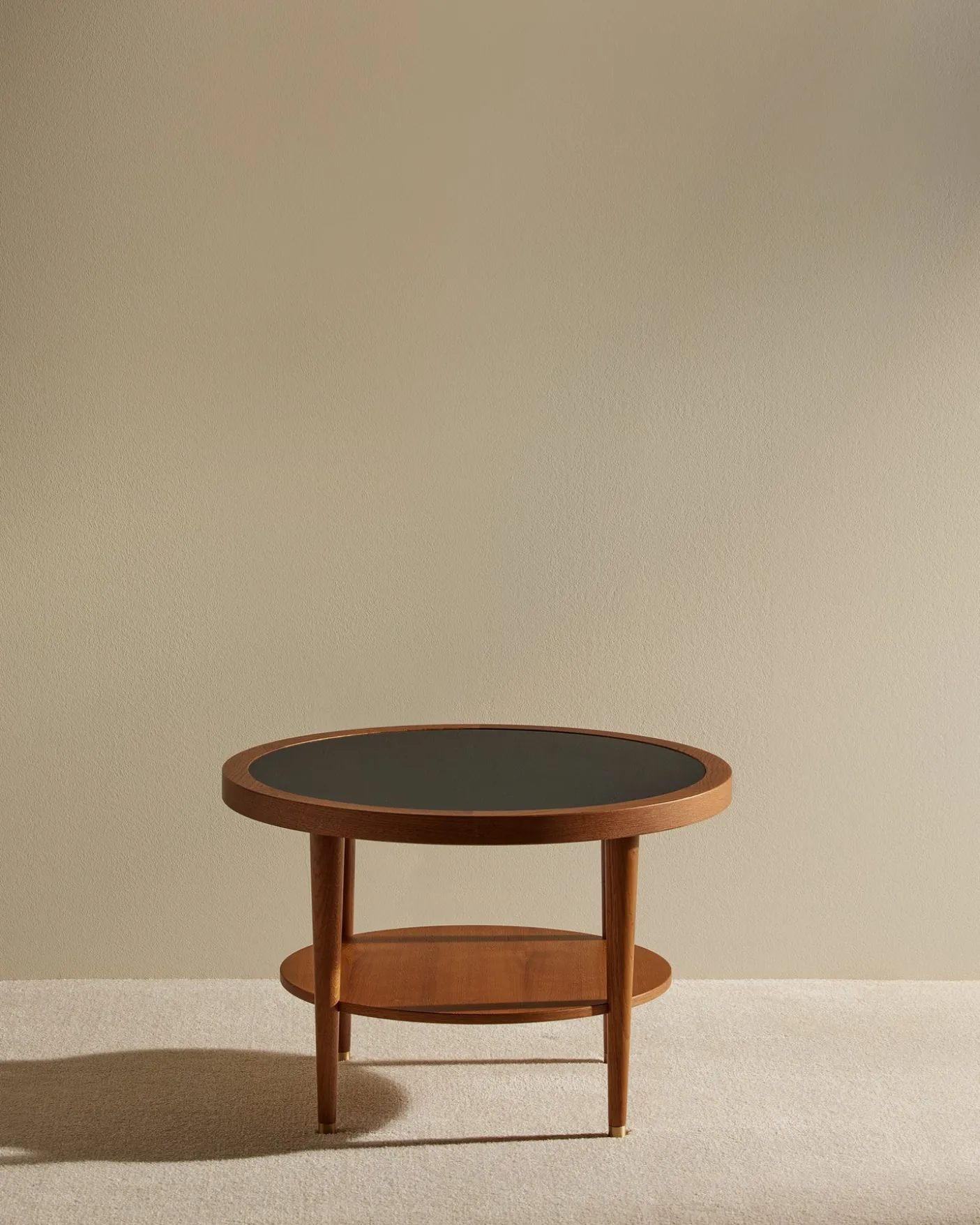 Table basse ronde Puzzle - Noir