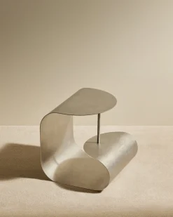 Table d'appoint Gégé - Inox brossé