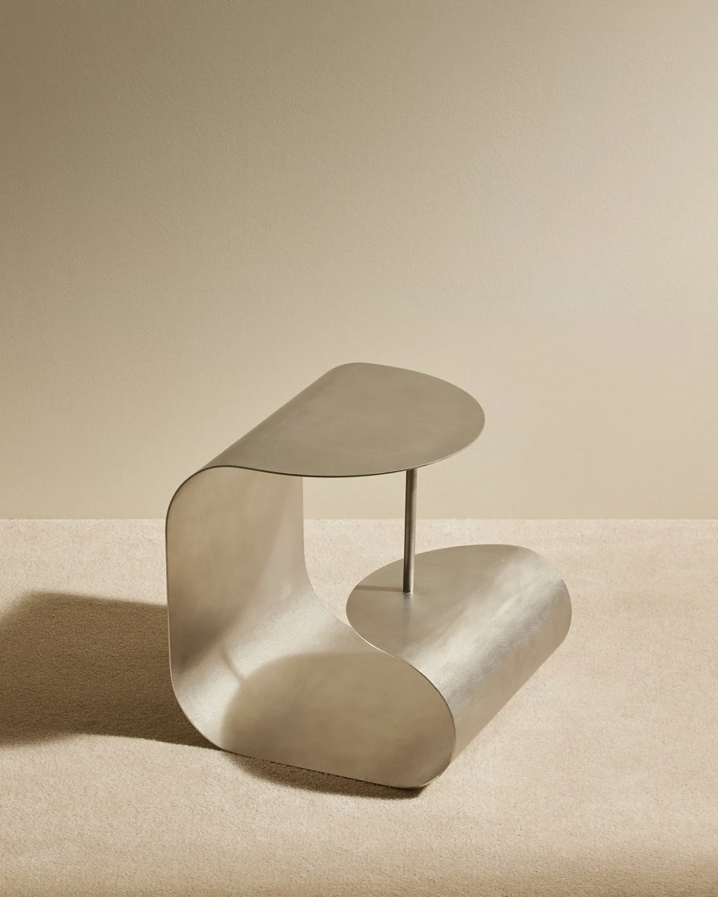 Table d'appoint Gégé - Inox brossé