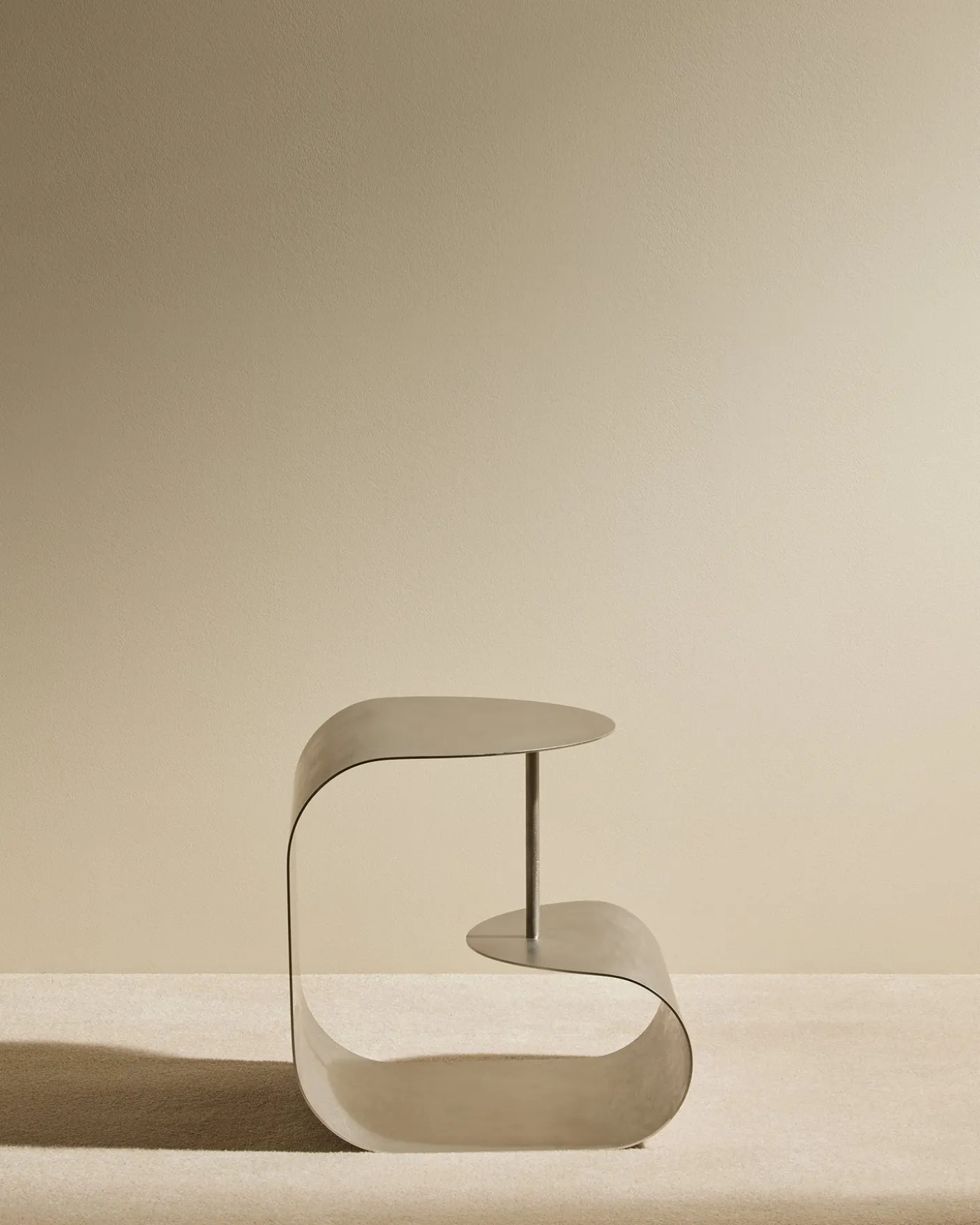 Table d'appoint Gégé - Inox brossé