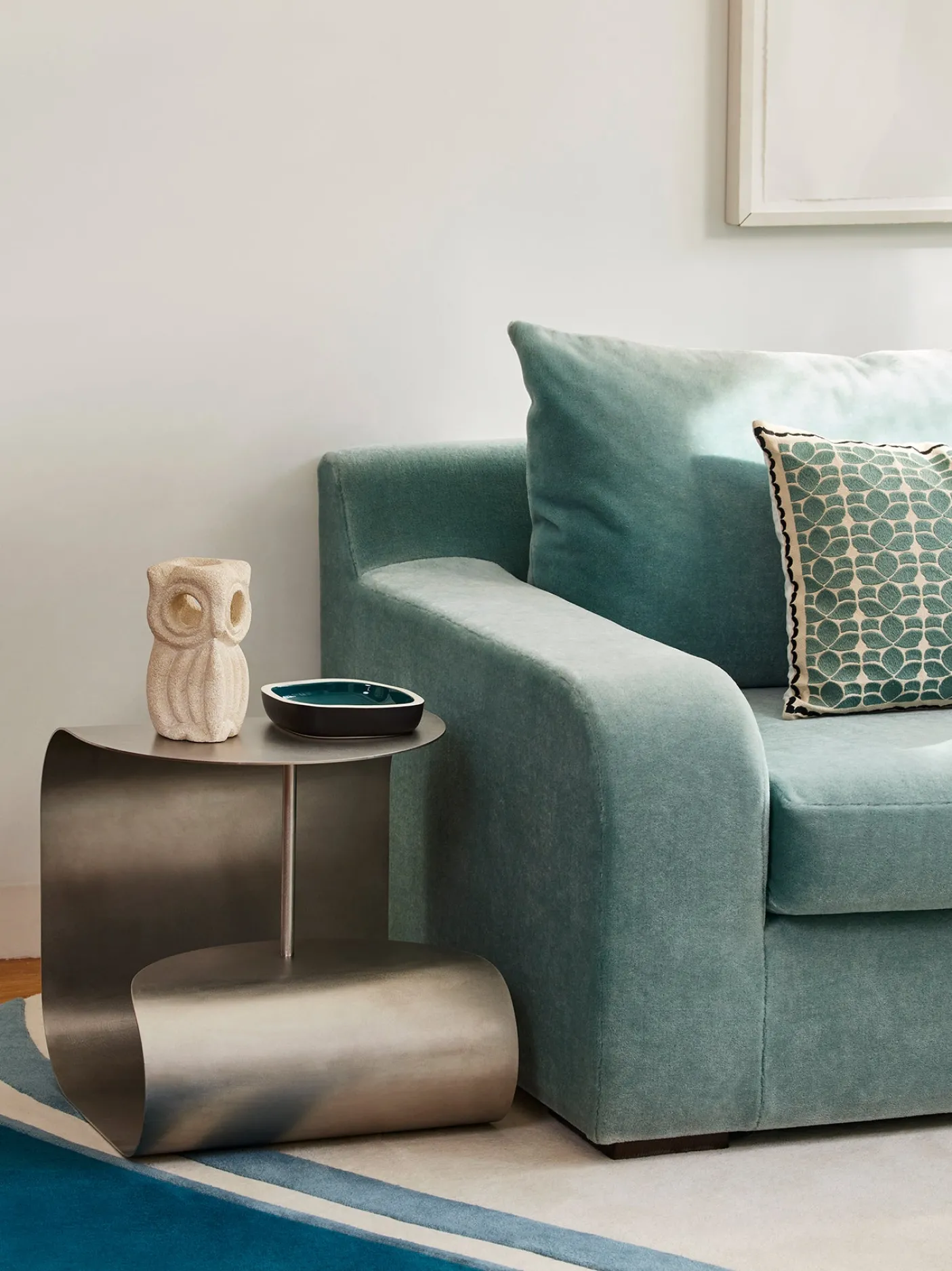 Table d'appoint Gégé - Inox brossé