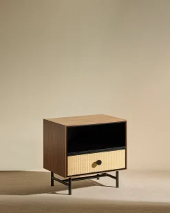 Table de chevet Essence - Noyer