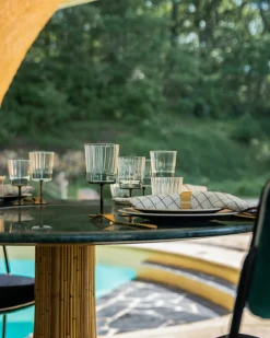 Table ovale Riviera Marbre Vert