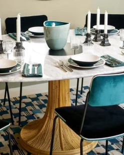 Table ovale Riviera Marbre Blanc