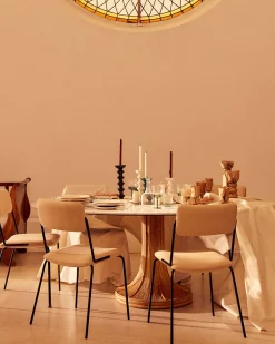 Table ovale Riviera Marbre Blanc