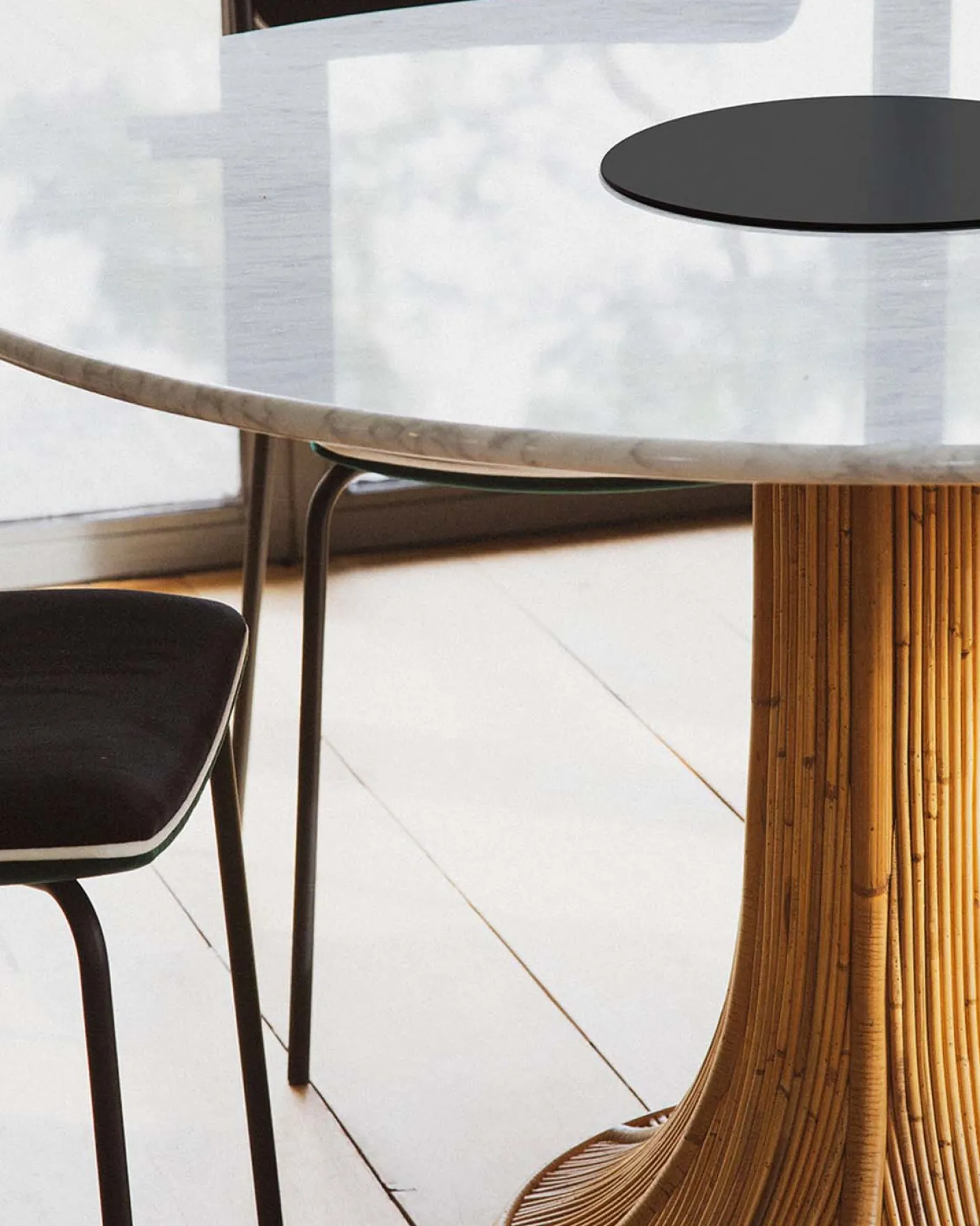 Table ronde Riviera Marbre Blanc