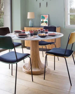 Table ronde Riviera Marbre Blanc