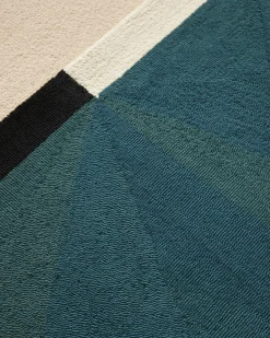 Tapis Abstrait - Bleu Sarah