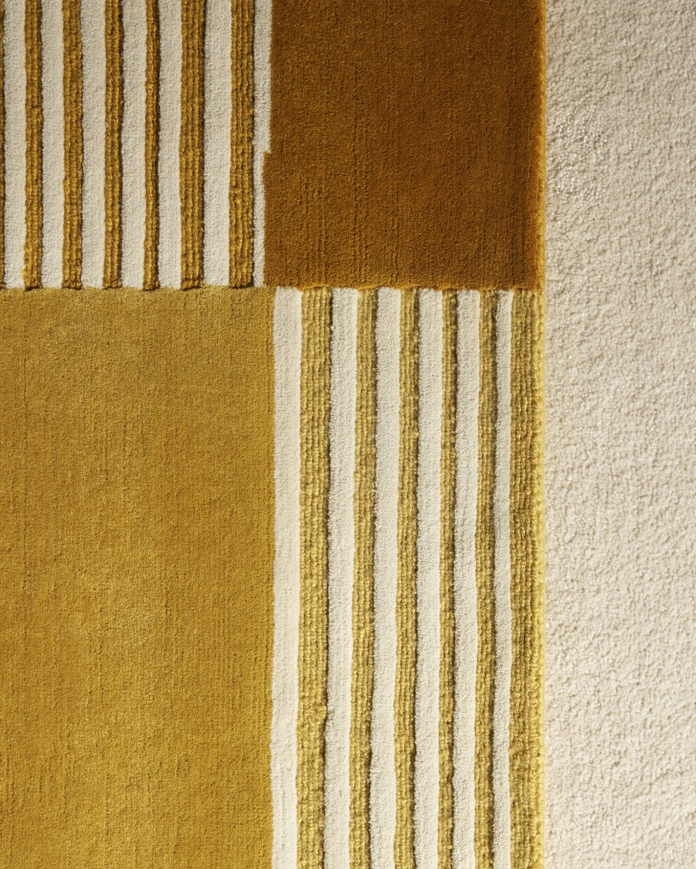 Tapis Boro - Ocre