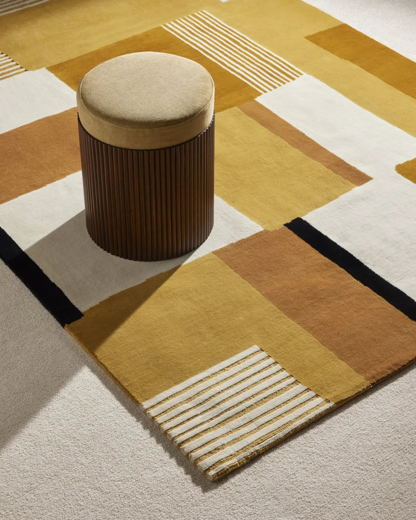 Tapis Boro - Ocre