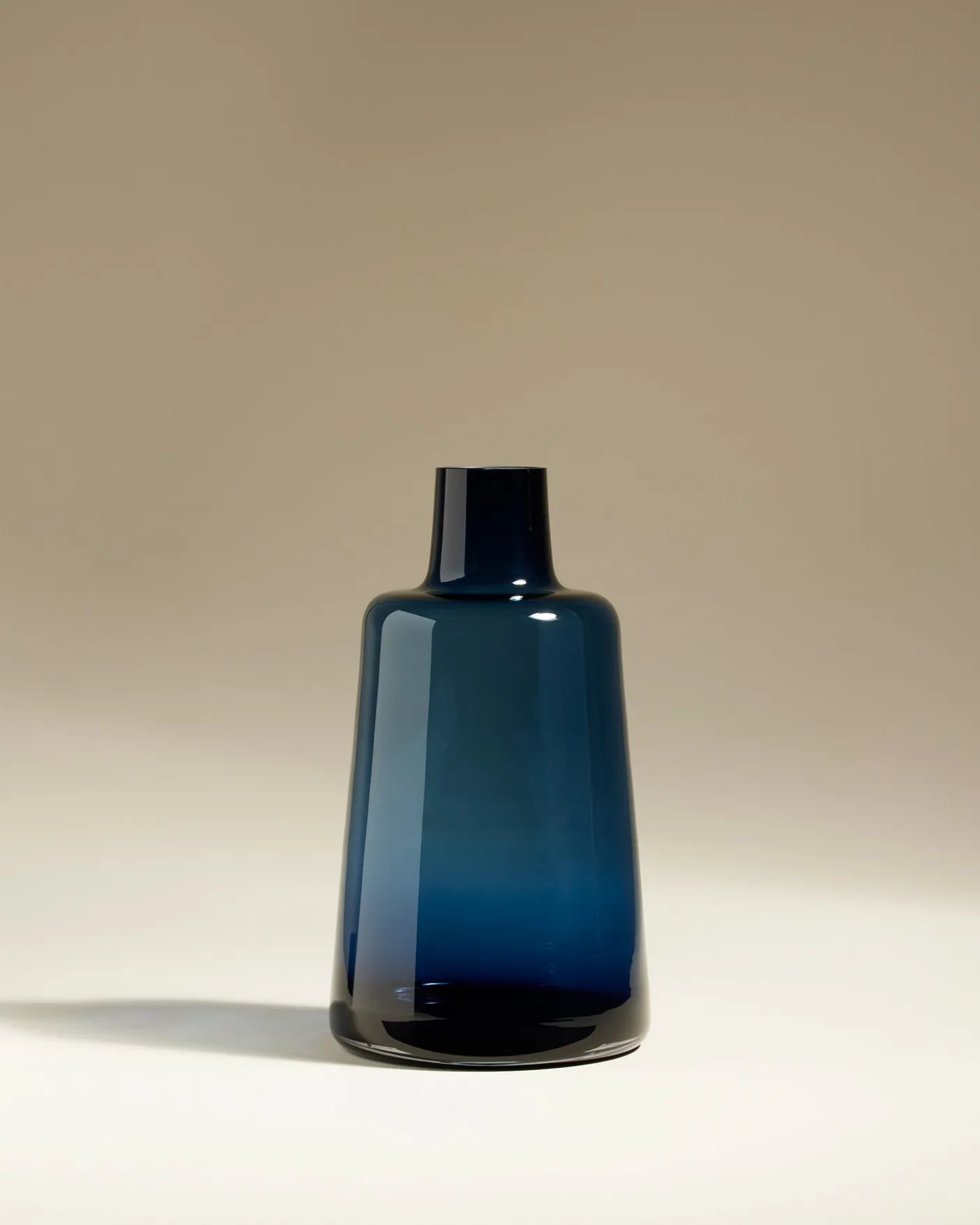 Vase Verre Pure - Bleu Broadway