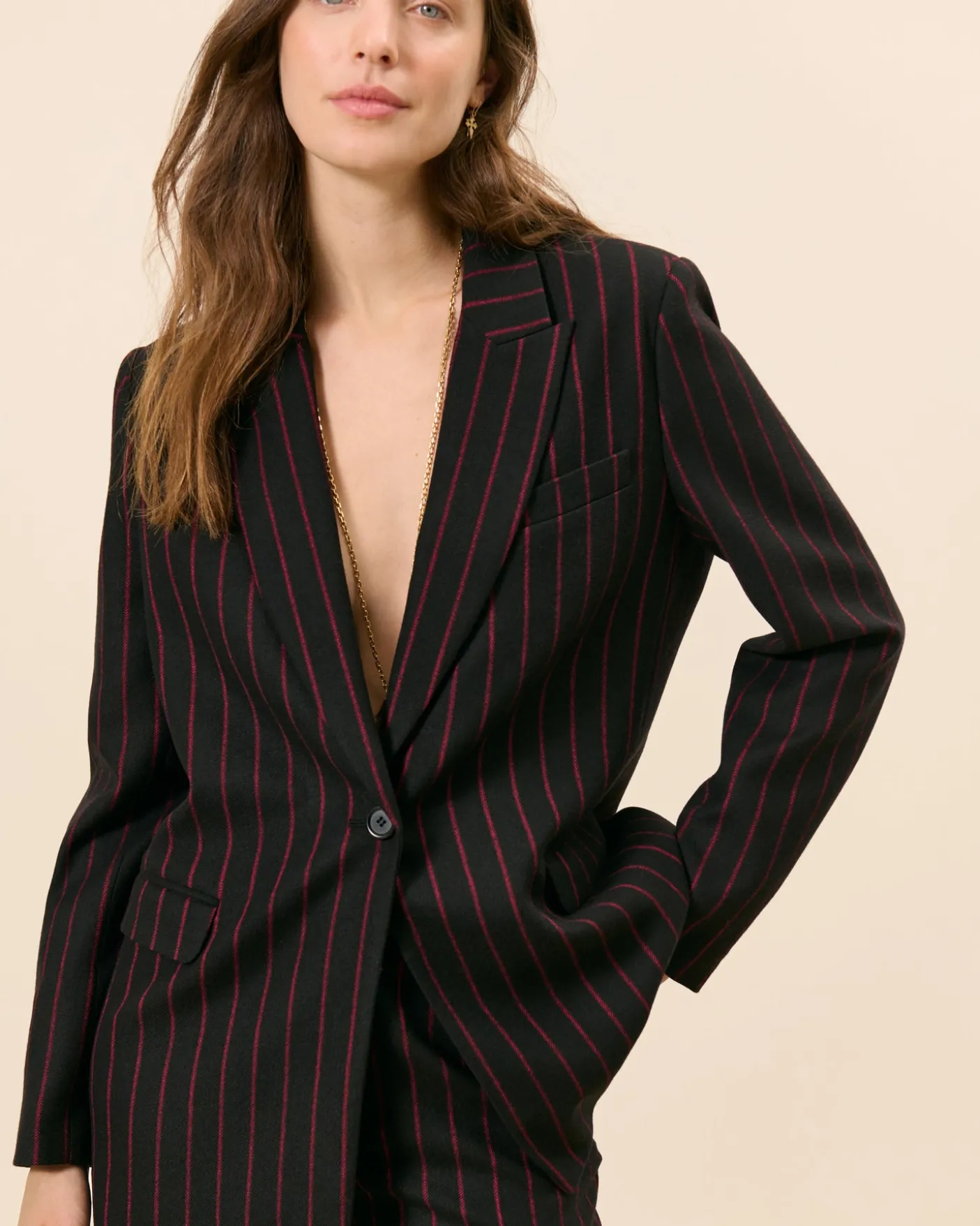 Veste Alesia - Rouge